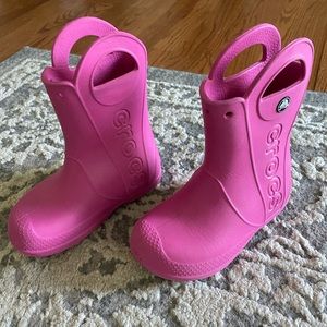 Crocs rain boots
